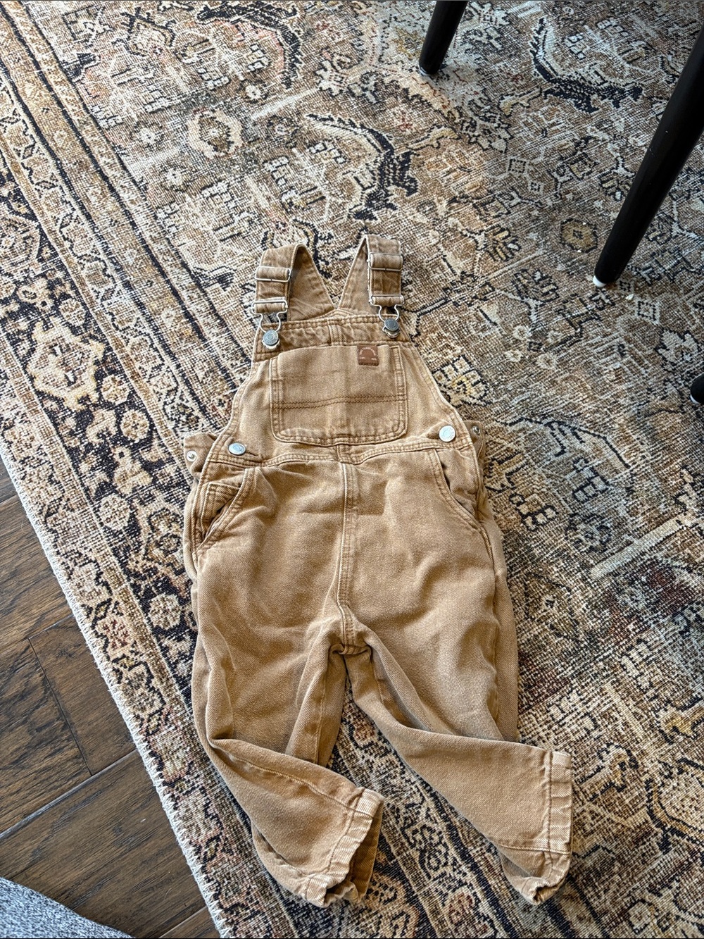 Zara Kids Tan Corduroy Overalls